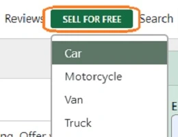 Poga “Pārdot bez maksas”